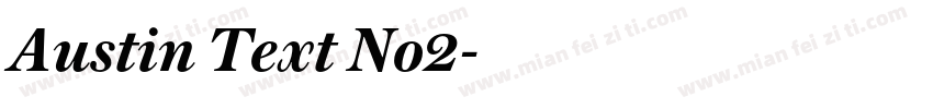 Austin Text No2字体转换